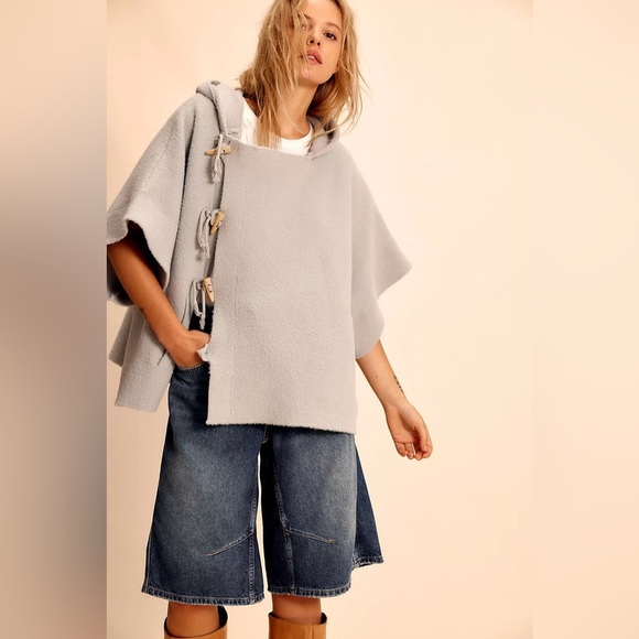 Toggle Poncho by Free People - Picture 4 of 6
